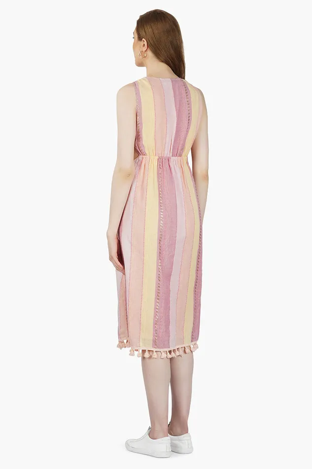 Noah Stripe Midi Dress Noah Stripe Midi Dress