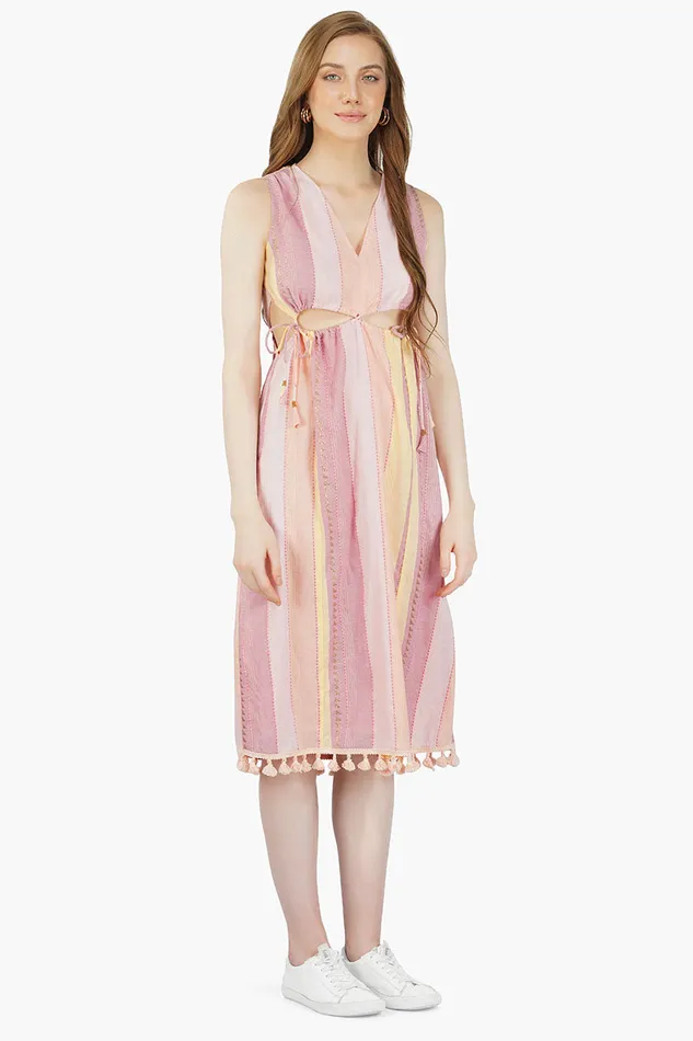 Noah Stripe Midi Dress Noah Stripe Midi Dress