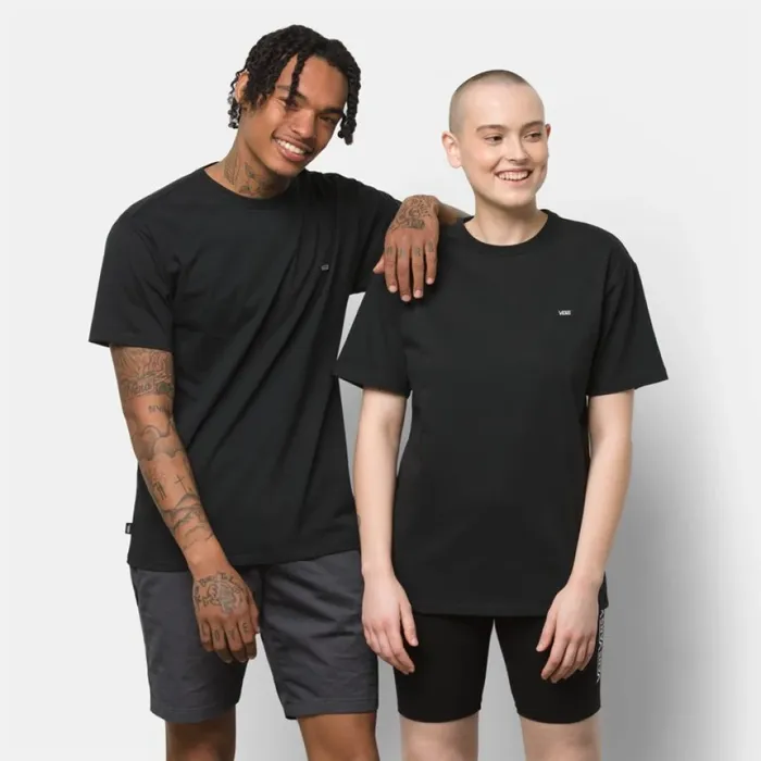 Off The Wall Classic Tee Black TShirts and Tanks Vans MenWomen