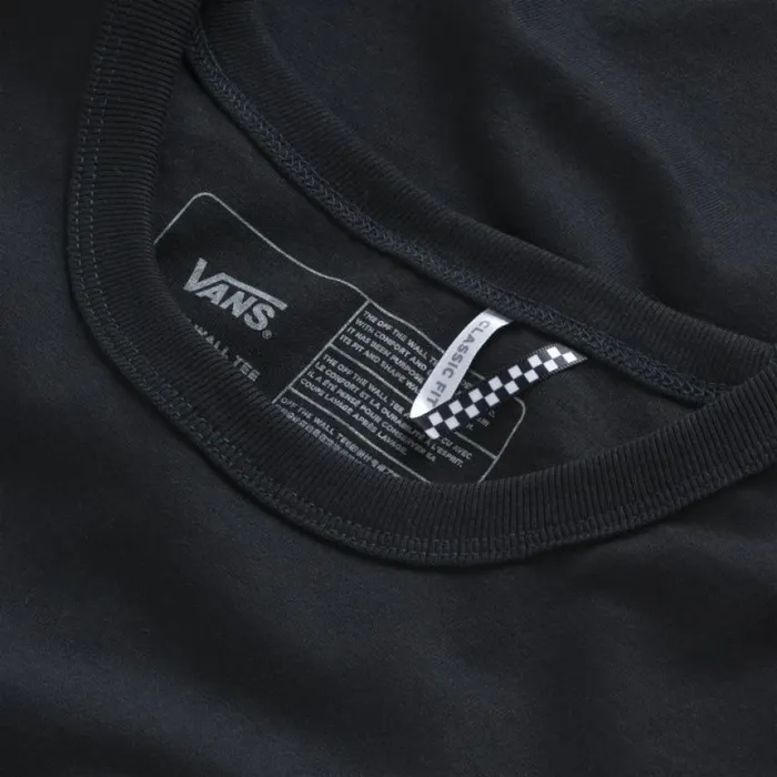 Off The Wall Classic Tee Black TShirts and Tanks Vans MenWomen