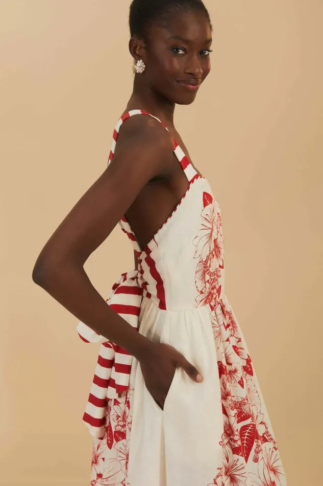 OffWhite Floral Chains Maxi Dress Women FARM Rio Maxi Dresses OffWhite Floral Chains Maxi Dress Women FARM Rio Maxi Dresses