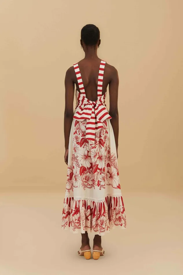 OffWhite Floral Chains Maxi Dress Women FARM Rio Maxi Dresses OffWhite Floral Chains Maxi Dress Women FARM Rio Maxi Dresses