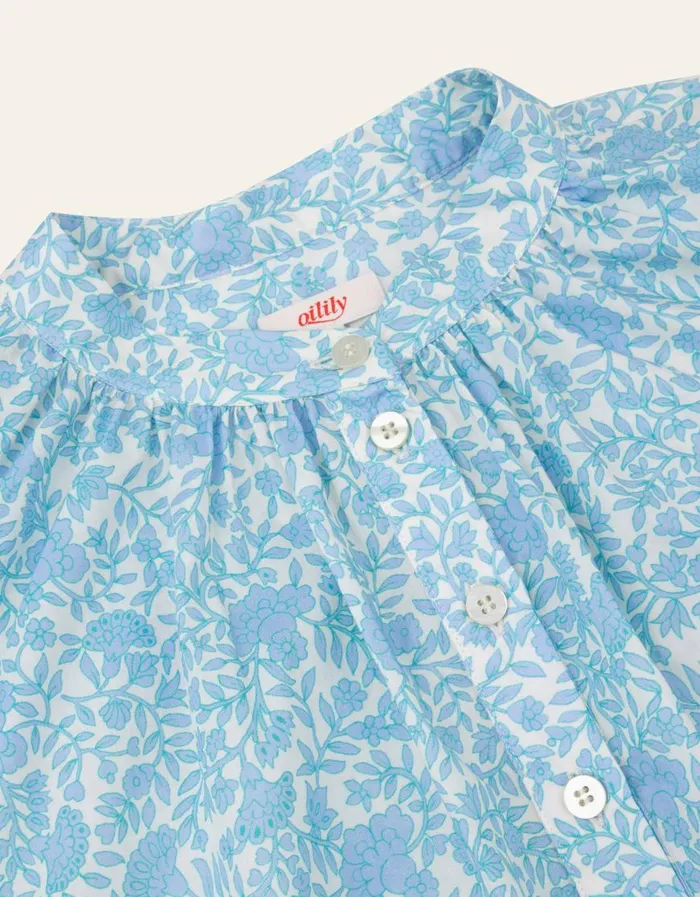 Oilily Blouses Women Bean Blouse Mientjebrunnera Blue Oilily Blouses Women Bean Blouse Mientjebrunnera Blue