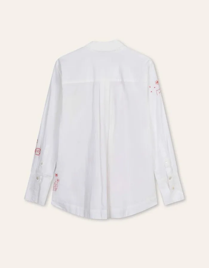 Oilily Blouses Women Butternut Blouse Bright White Oilily Blouses Women Butternut Blouse Bright White