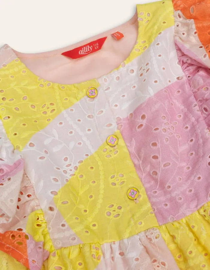 Oilily Dresses Girls Dajour Dress Shapes Anglaise Oilily Dresses Girls Dajour Dress Shapes Anglaise