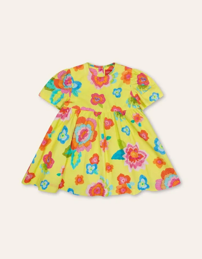 Oilily Dresses Girls Downtown Dress Marker Flowers