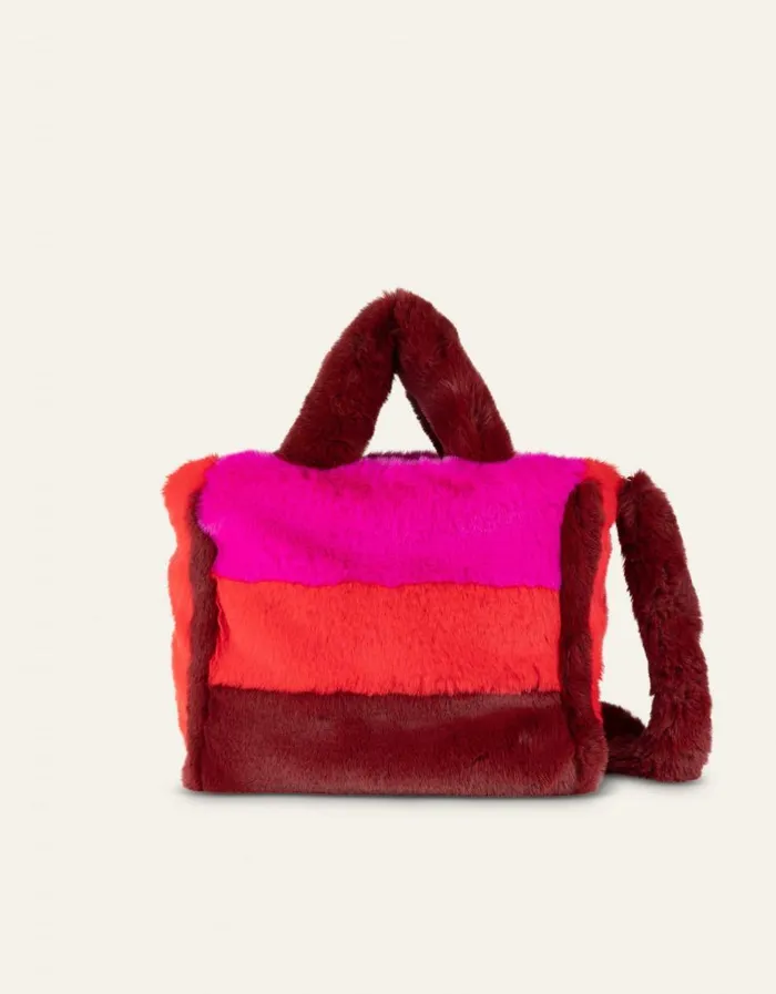 Oilily Handbags Bags Harlem Handbag Soft Fake Furbiking Red