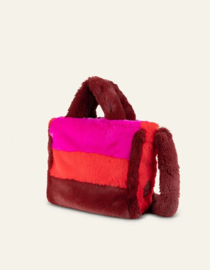 Oilily Handbags Bags Harlem Handbag Soft Fake Furbiking Red Oilily Handbags Bags Harlem Handbag Soft Fake Furbiking Red
