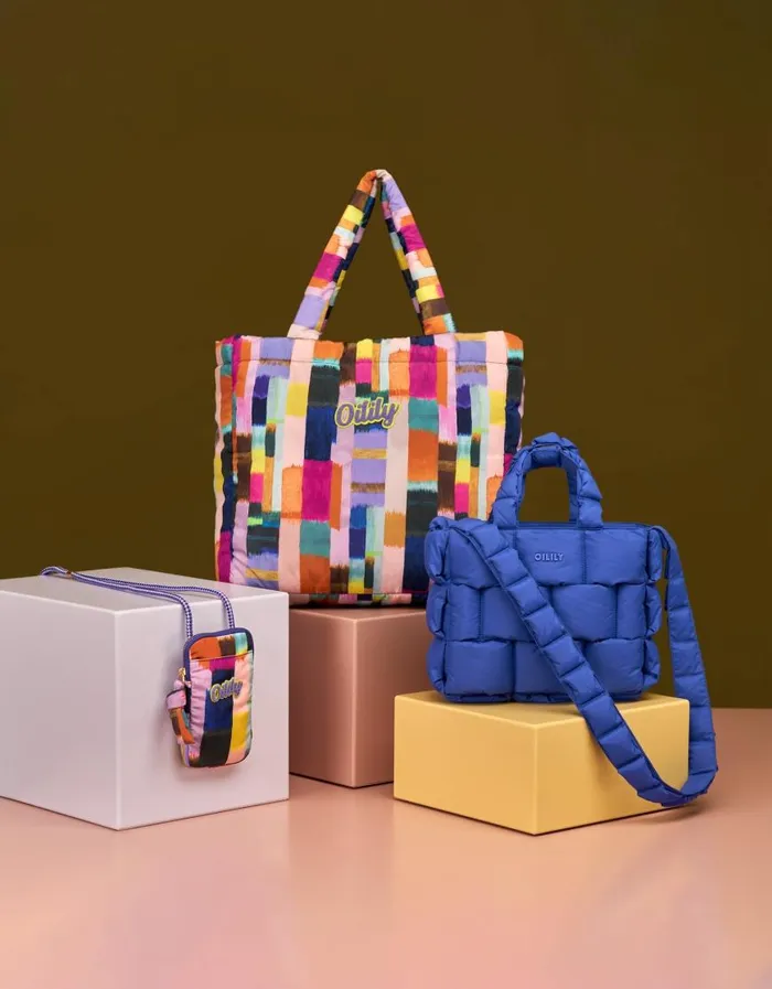 Oilily Handbags Bags Helma Handbag Basketspectrum Blue Oilily Handbags Bags Helma Handbag Basketspectrum Blue