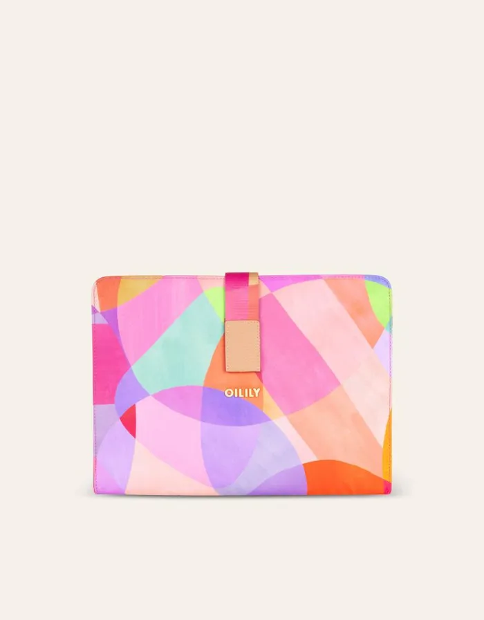 Oilily Laptop Bags Bags Libby Laptop Sleeve Sassy Circles