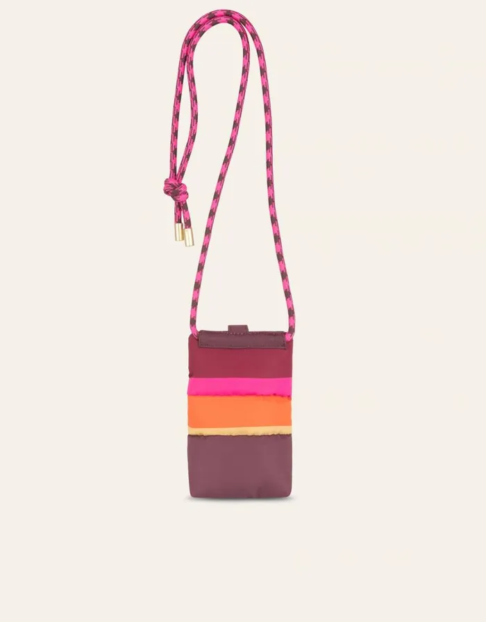 Oilily Mobile Holders Bags Mila Mobile Holder Color Blockchocolate Oilily Mobile Holders Bags Mila Mobile Holder Color Blockchocolate