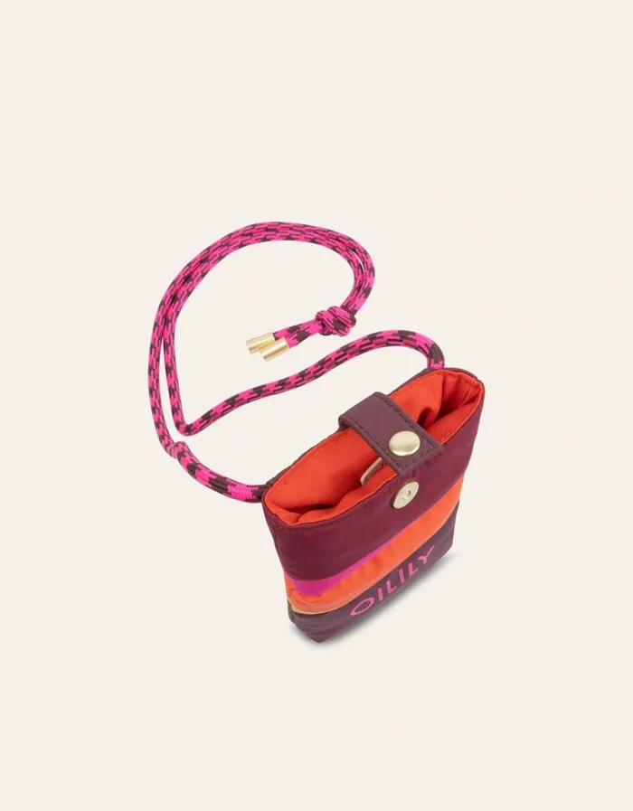 Oilily Mobile Holders Bags Mila Mobile Holder Color Blockchocolate Oilily Mobile Holders Bags Mila Mobile Holder Color Blockchocolate