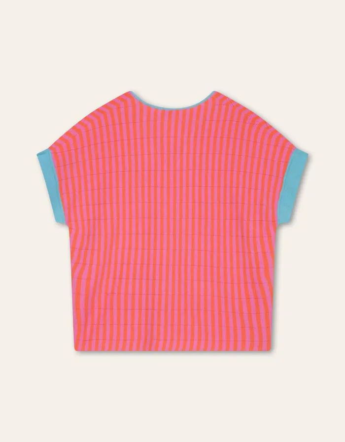 Oilily Pullovers and Cardigans Women Kickstart Top Living Coral Oilily Pullovers and Cardigans Women Kickstart Top Living Coral