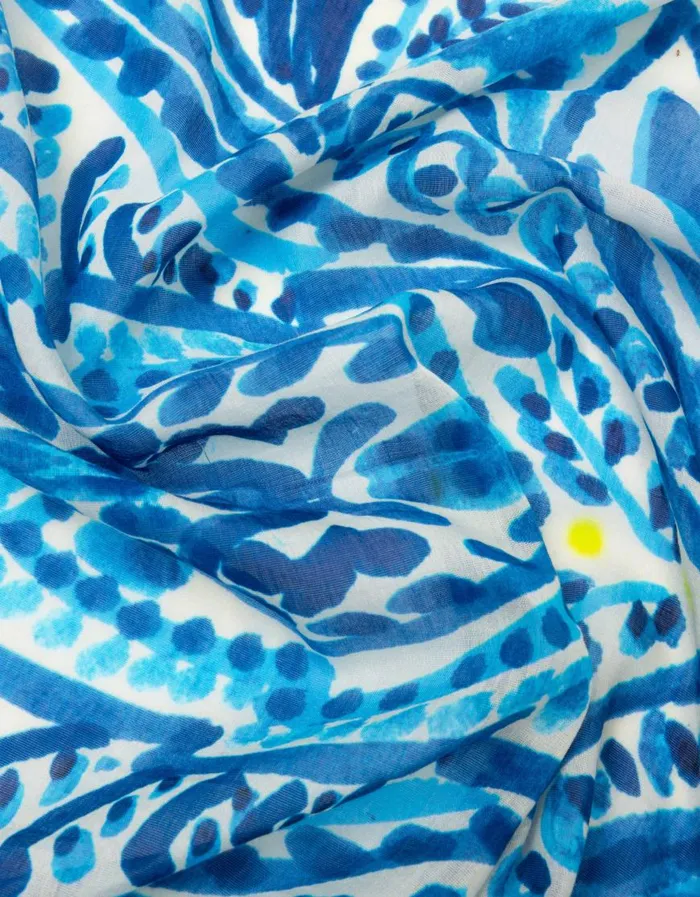 Oilily Scarfs and Hats Women Arboreal Paisley Scarf Marker Paisleylimeade Oilily Scarfs and Hats Women Arboreal Paisley Scarf Marker Paisleylimeade