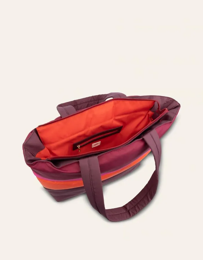 Oilily Shoppers Bags Sally Shopper Color Blockchocolate Oilily Shoppers Bags Sally Shopper Color Blockchocolate