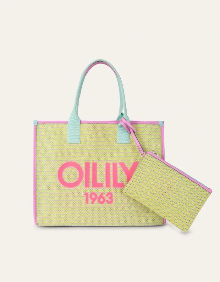 Oilily Shoppers Bags Sixty Shopper Oilily 60 Yearsyellow