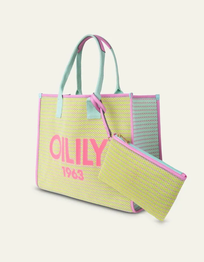 Oilily Shoppers Bags Sixty Shopper Oilily 60 Yearsyellow Oilily Shoppers Bags Sixty Shopper Oilily 60 Yearsyellow