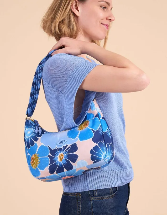Oilily Shoulder Bags Bags Hillie Hobo Bag Duffyvista Blue Oilily Shoulder Bags Bags Hillie Hobo Bag Duffyvista Blue