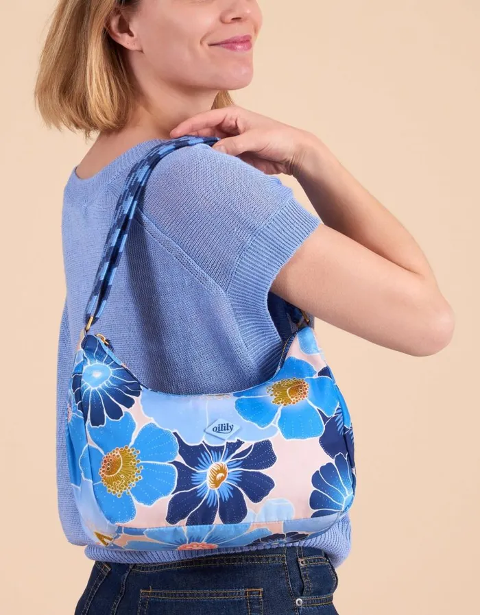 Oilily Shoulder Bags Bags Hillie Hobo Bag Duffyvista Blue Oilily Shoulder Bags Bags Hillie Hobo Bag Duffyvista Blue