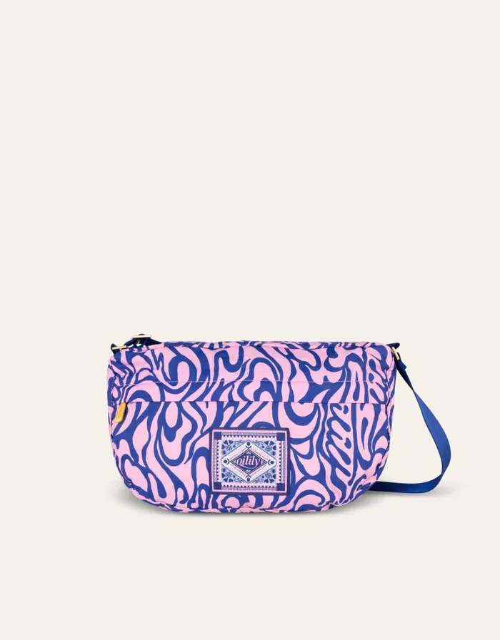 Oilily Shoulder Bags Bags Sifra Folding Shoulder Bag Mikaki Brick Foldingsprism Pink