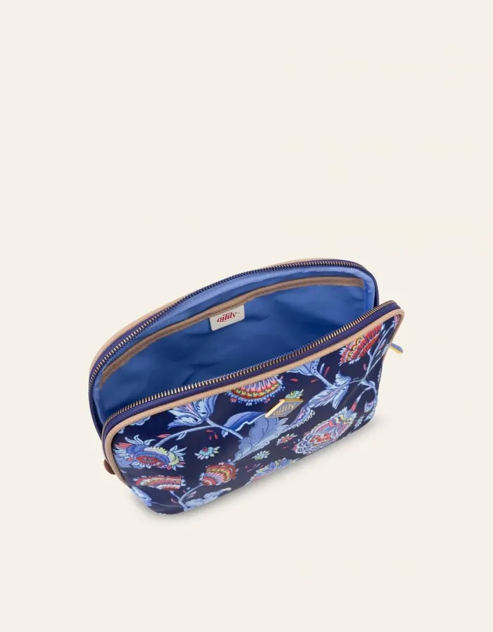 Oilily Toiletry Bags Women Chiara Cosmetic Bag Sits Aeliablue Print Oilily Toiletry Bags Women Chiara Cosmetic Bag Sits Aeliablue Print