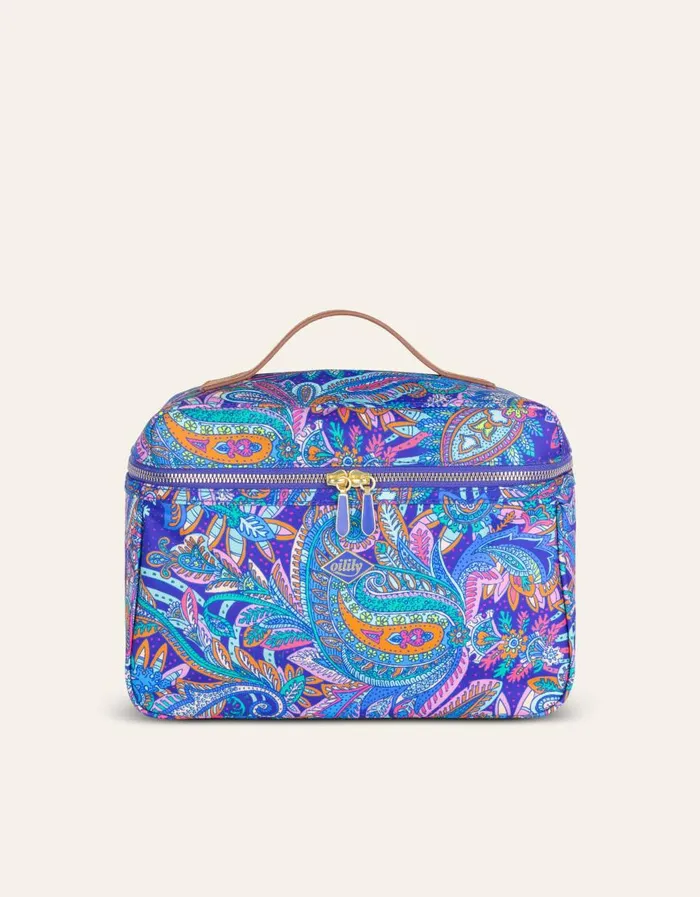Oilily Toiletry Bags Women Coco Beautycase Everly Paisleyspectrum Blue