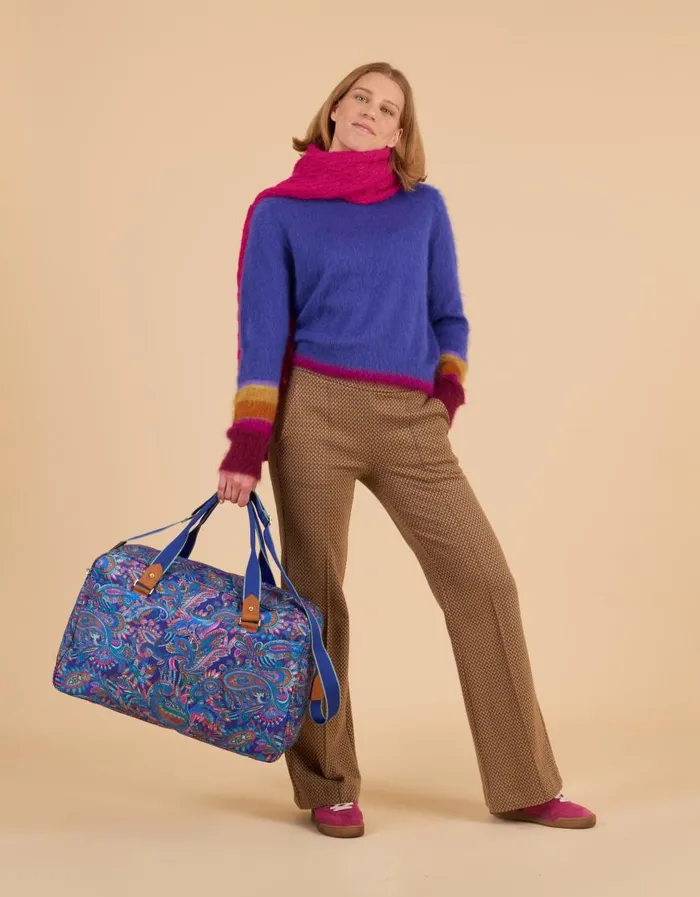 Oilily Travel Bags Bags Wynona Weekender Everly Paisleyspectrum Blue Oilily Travel Bags Bags Wynona Weekender Everly Paisleyspectrum Blue