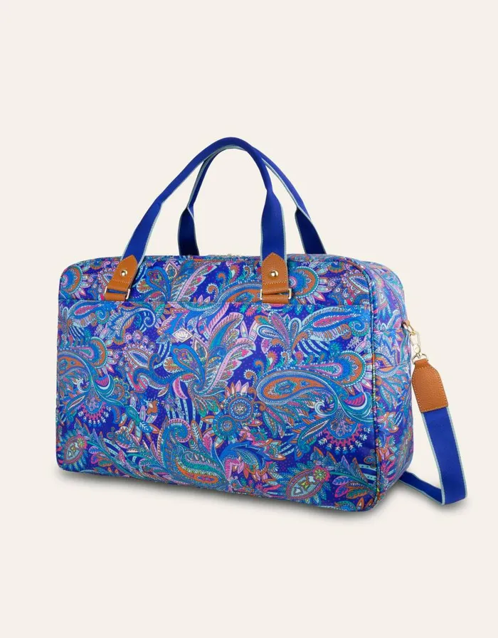 Oilily Travel Bags Bags Wynona Weekender Everly Paisleyspectrum Blue Oilily Travel Bags Bags Wynona Weekender Everly Paisleyspectrum Blue