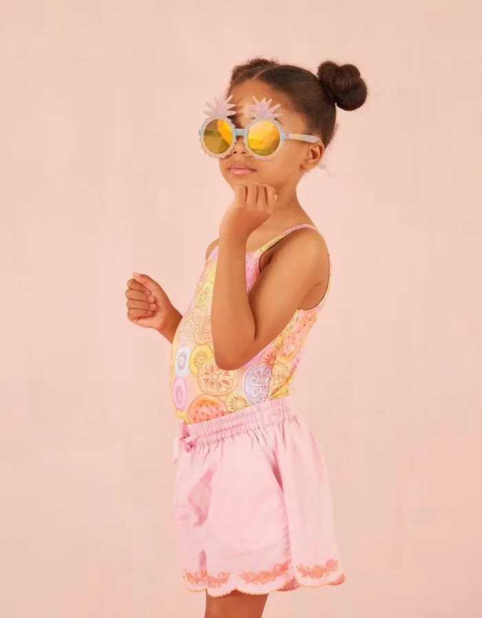 Oilily Trousers Girls Pomme Trousers Prism Pink Oilily Trousers Girls Pomme Trousers Prism Pink