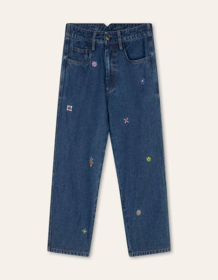 Oilily Trousers Women Paper Trousers Blue Indigo
