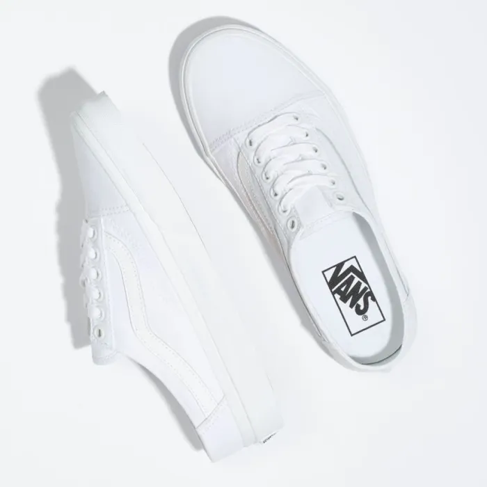 Old Skool Mule WhiteTrue White Classics Shoes Vans Women Old Skool Mule WhiteTrue White Classics Shoes Vans Women