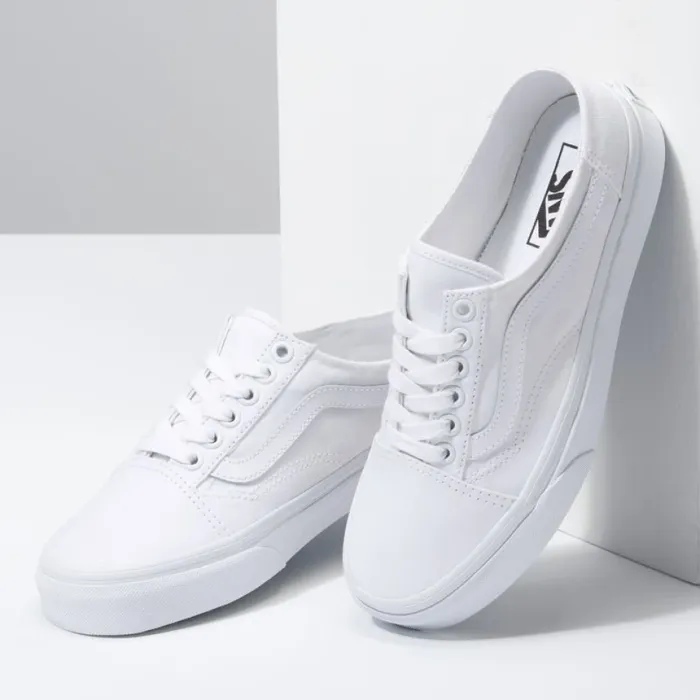 Old Skool Mule WhiteTrue White Classics Shoes Vans Women Old Skool Mule WhiteTrue White Classics Shoes Vans Women