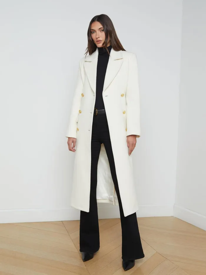 Olina Coat Ivory Women L039Agence Outerwear