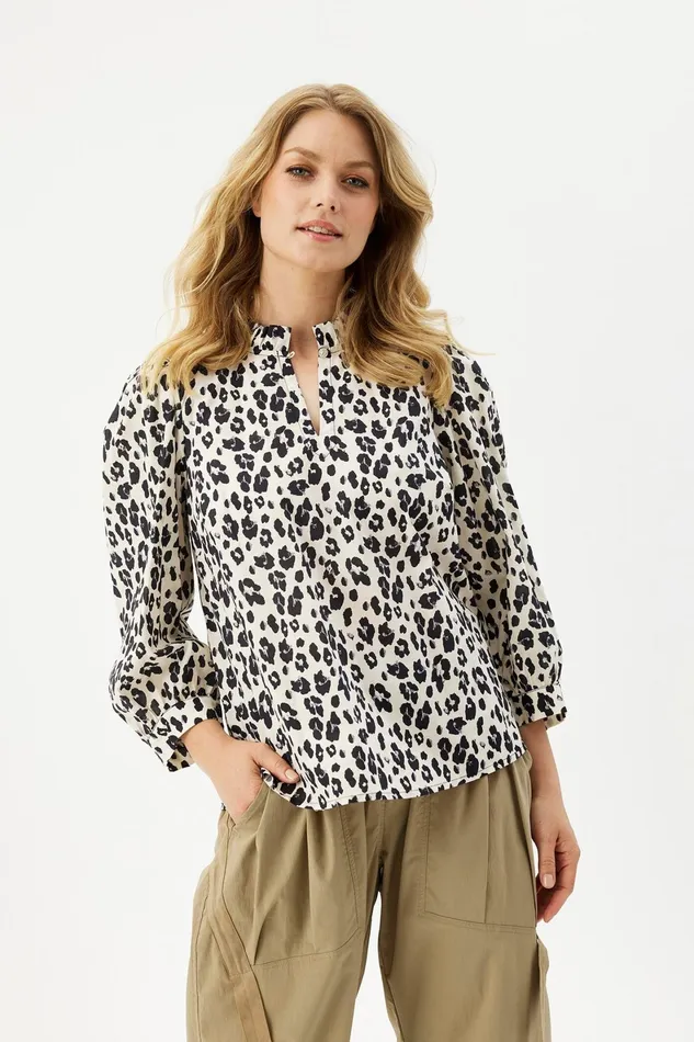 OPHELIA BLOUSE 16346 020 Off White 020 Women IN FRONT BLOUSES SHIRTS