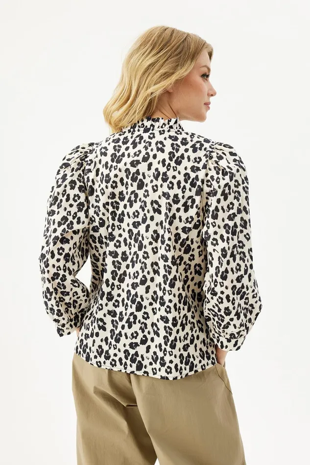 OPHELIA BLOUSE 16346 020 Off White 020 Women IN FRONT BLOUSES SHIRTS