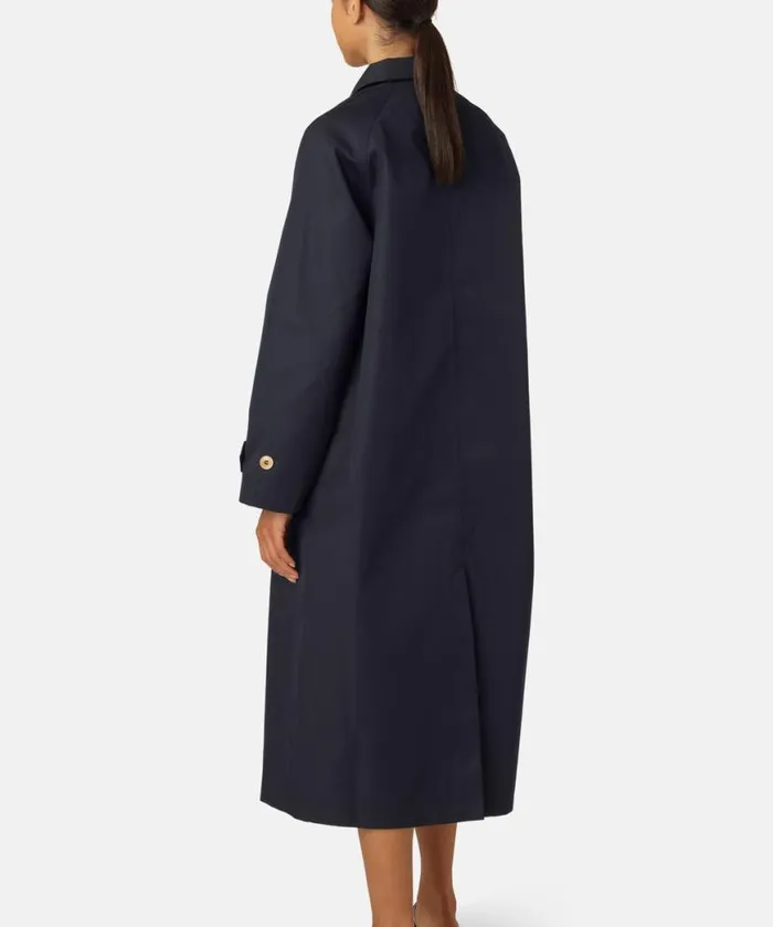 Outerwear Ilse Jacobsen All Jackets And Coats Cotten Rain Coat 8211 Dark Indigo