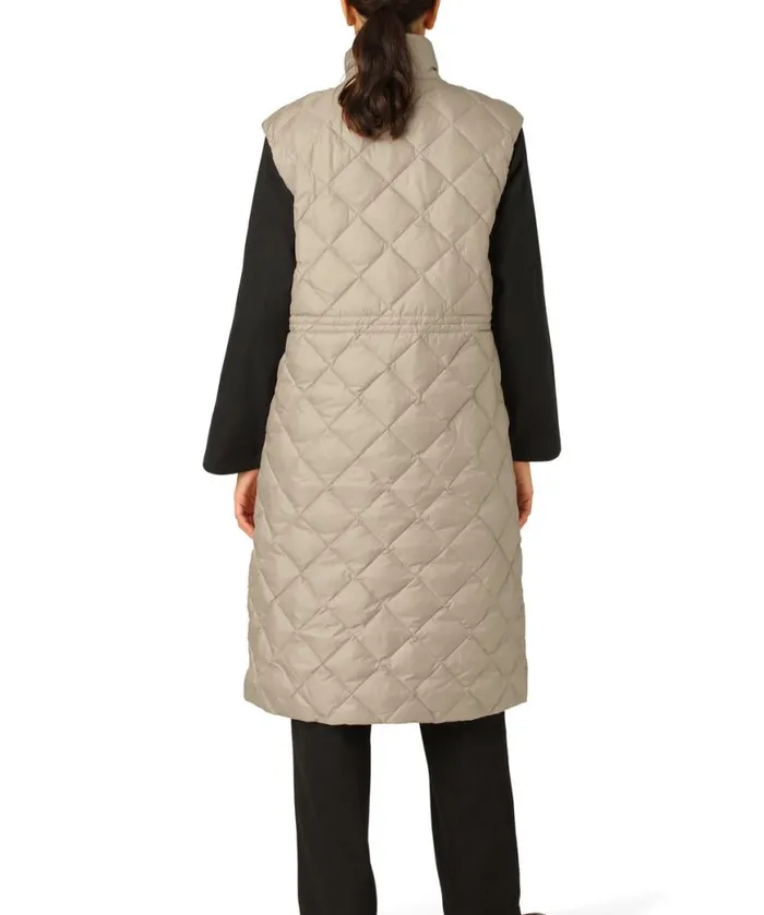 Outerwear Ilse Jacobsen All Jackets And Coats Long Down Vest 8211 Cobblestone Outerwear Ilse Jacobsen All Jackets And Coats Long Down Vest 8211 Cobblestone