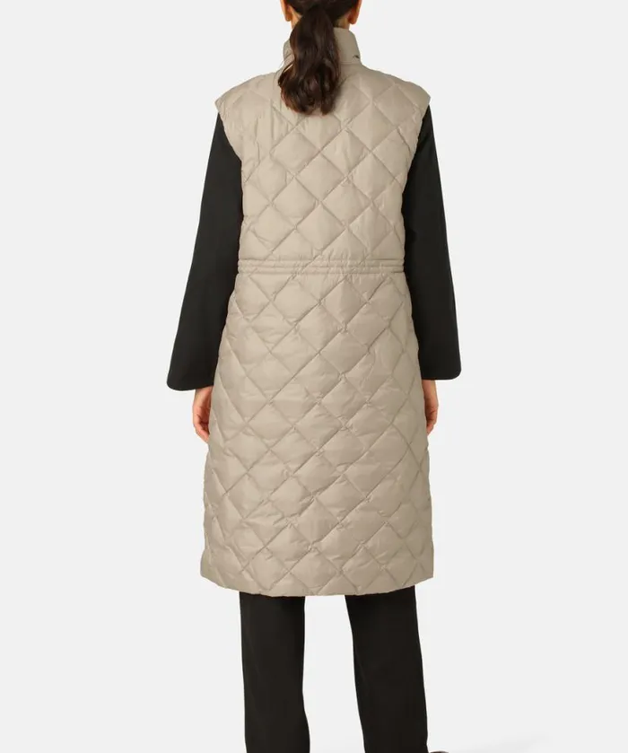 Outerwear Ilse Jacobsen All Jackets And Coats Long Down Vest 8211 Cobblestone Outerwear Ilse Jacobsen All Jackets And Coats Long Down Vest 8211 Cobblestone