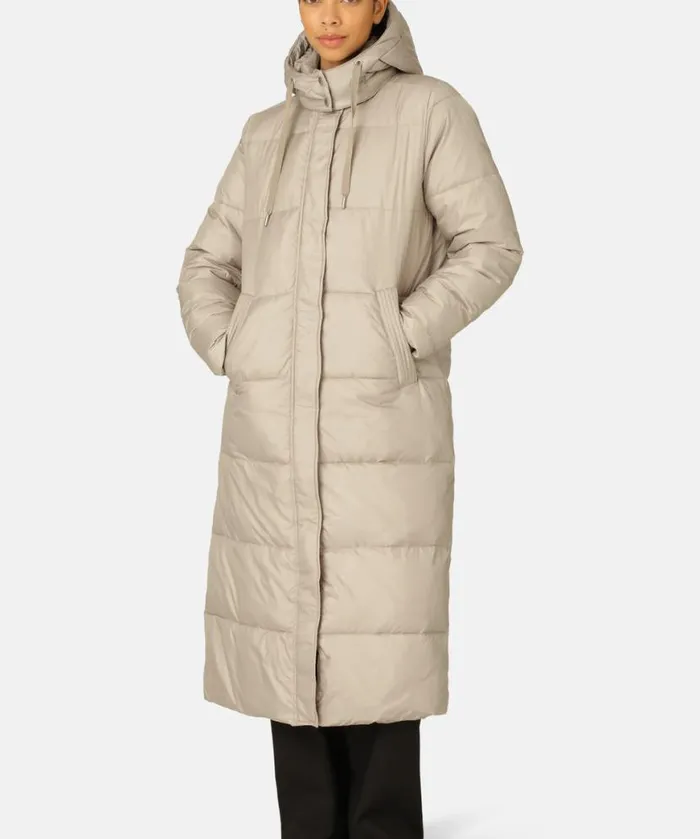 Outerwear Ilse Jacobsen All Jackets And Coats Padded Long Coat 8211 Cobblestone