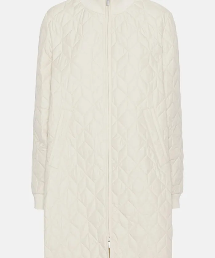 Outerwear Ilse Jacobsen All Jackets And Coats Padded Quilt Coat 8211 Bleached Sand