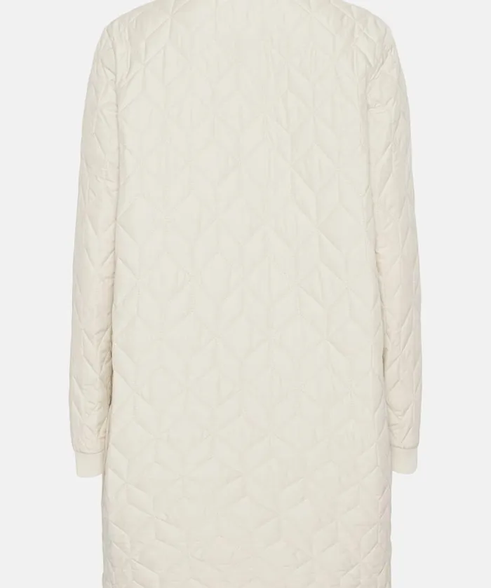 Outerwear Ilse Jacobsen All Jackets And Coats Padded Quilt Coat 8211 Bleached Sand