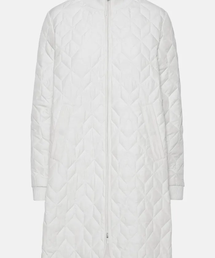 Outerwear Ilse Jacobsen All Jackets And Coats Padded Quilt Coat 8211 Milk Creme