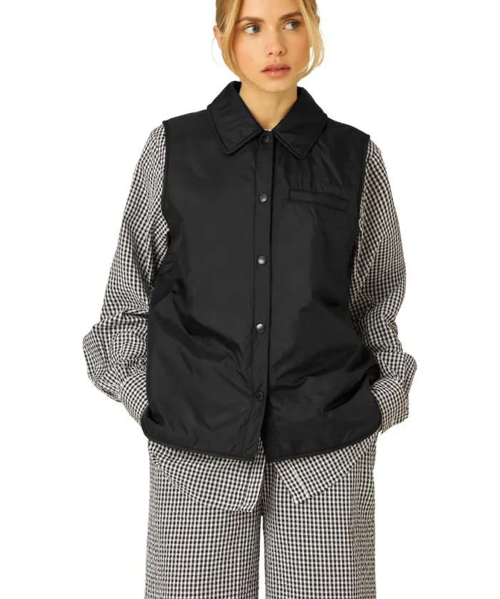 Outerwear Ilse Jacobsen All Jackets And Coats Padded Vest 8211 Black Outerwear Ilse Jacobsen All Jackets And Coats Padded Vest 8211 Black