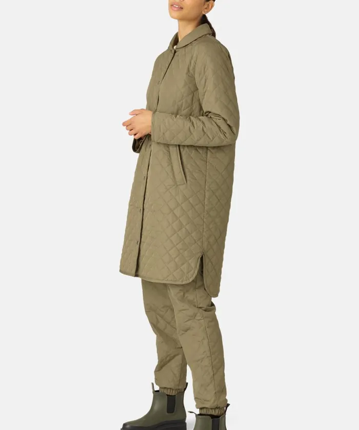 Outerwear Ilse Jacobsen All Jackets And Coats Quilt Coat 8211 Sage