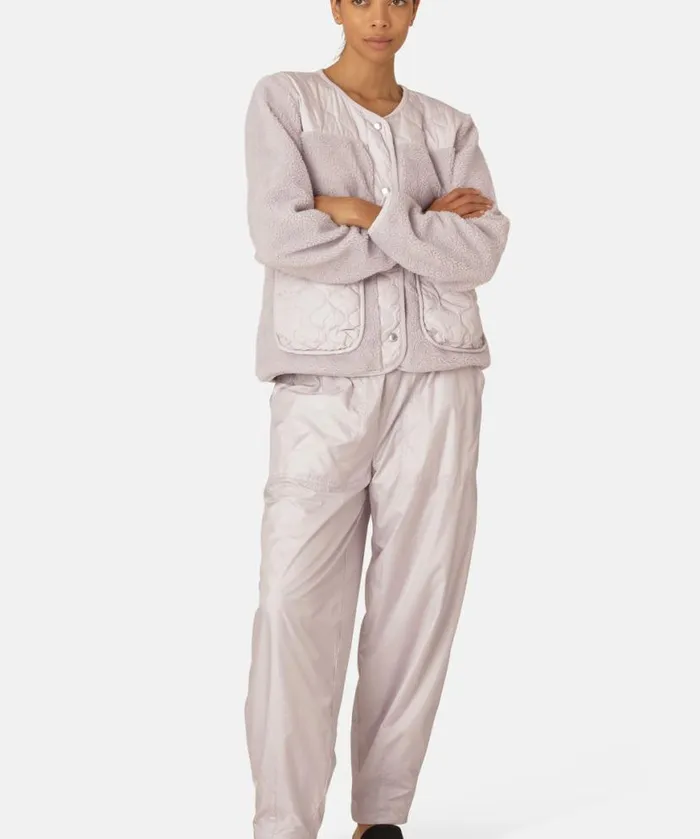 Outerwear Ilse Jacobsen All Jackets And Coats Quilt Fleece Jacket 8211 Concrete