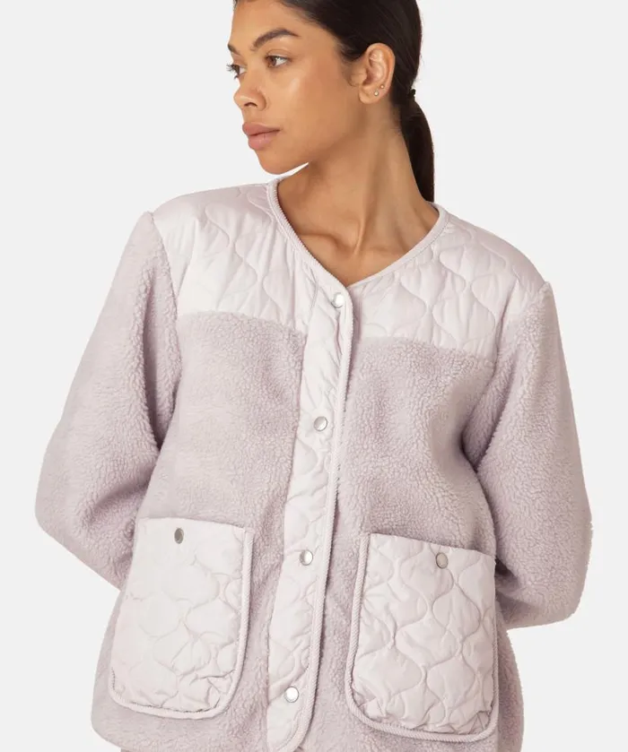 Outerwear Ilse Jacobsen All Jackets And Coats Quilt Fleece Jacket 8211 Concrete Outerwear Ilse Jacobsen All Jackets And Coats Quilt Fleece Jacket 8211 Concrete