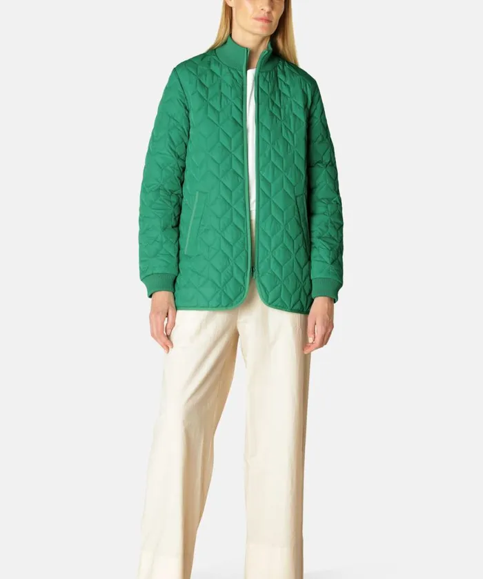 Outerwear Ilse Jacobsen All Jackets And Coats Quilt Jacket 8211 Sea Plant