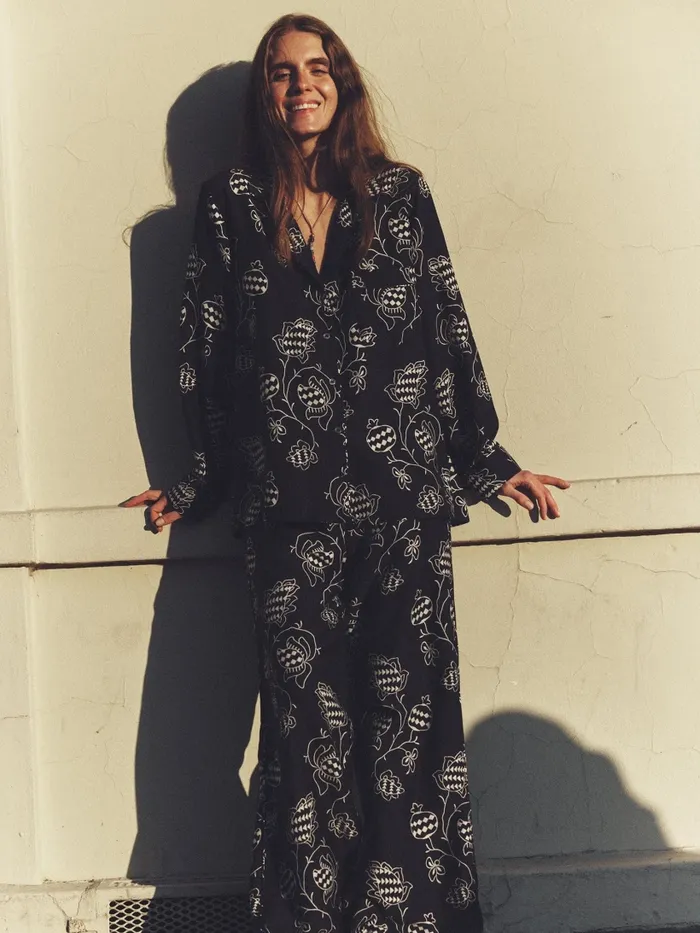 Pants and Jumpsuits XRENA Women Black Pom Pippen Pant Pants and Jumpsuits XRENA Women Black Pom Pippen Pant