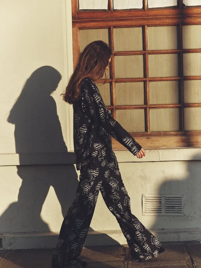 Pants and Jumpsuits XRENA Women Black Pom Pippen Pant Pants and Jumpsuits XRENA Women Black Pom Pippen Pant