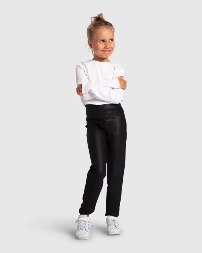 Pants and Skirts Belle and Bloom Women City Slicker Mini Coated Legging 8211 Black